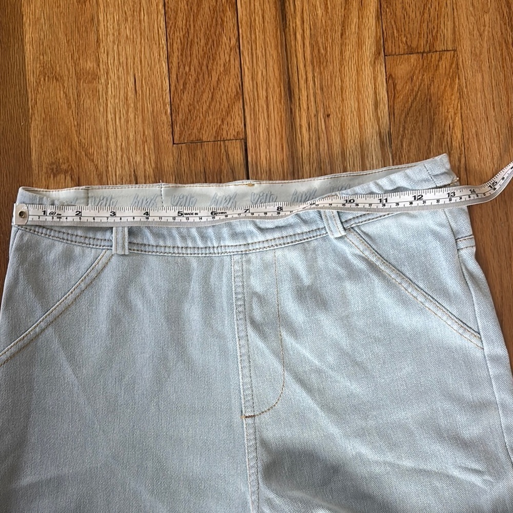 YITTY Stretch Jeans Women’s Sz Medium Streetwear Athleisure Stonewash - Picture 6 of 10